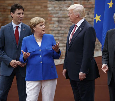 trump-merkel