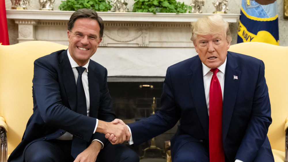 Rutte ontmoet Trump in Oval Office