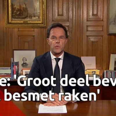 rutte-groot-deel-zal-besmet-raken