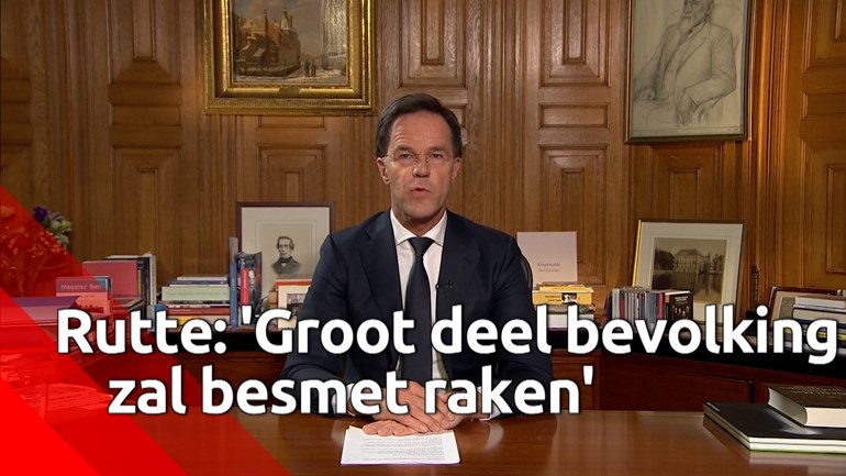 rutte-groot-deel-zal-besmet-raken