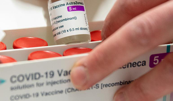 flesje AstraZeneca vaccin