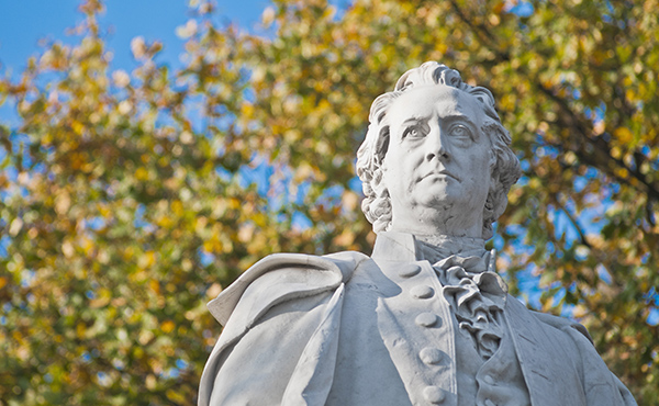 Statue of Johann Wolfgang von Goethe at Berlin, Germany