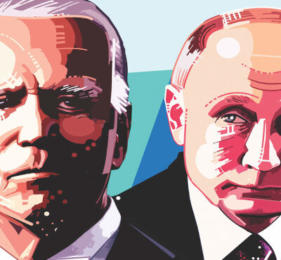Joe Biden en Vladimir Poetin