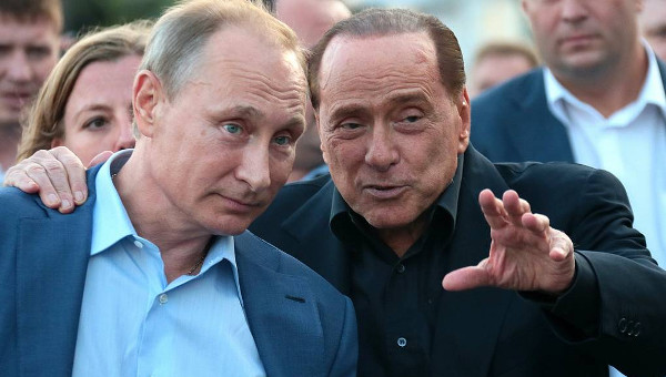 Migliori amici: Berlusconi e Putin