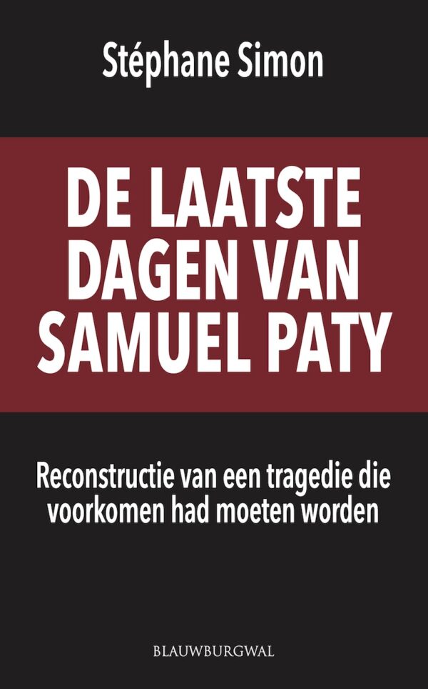 cover - De laatste dagen van Samuel Paty